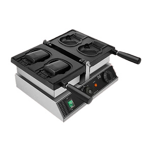Commercial Electric <b>Waffle</b> <b>Maker</b> 1500-2000W Hello Kitty Design 2 Per Batch Food Business Use - Product Image 1