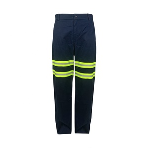 ZUJA 65%polyester 35%cotton Safety <strong>Work</strong> <strong>Trousers</strong> Multi Pockets <strong>Work</strong> Safety Pants Men Reflective Hi <strong>Vis</strong> Workwear <strong>Trousers</strong> - Product Image 1