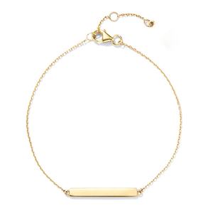 Bracciali Personalizzati in <span class=keywords><strong>Argento</strong></span> 925 <span class=keywords><strong>con</strong></span> <span class=keywords><strong>Nome</strong></span> Inciso, Gioielli Gemnel all'Ingrosso - Product Image 1