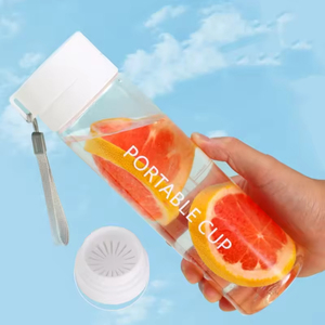 Custom 800ml Portable GYM Clear Custom Logo Drinking <b>Cup</b> <b>Plastic</b> Sports Water Bottle Transparent PC Camp - Product Image 2