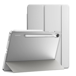 Custodia protettiva Smart Cover sottile Folio con guscio rigido traslucido posteriore per <span class=keywords><strong>Samsung</strong></span> Galaxy <span class=keywords><strong>Tab</strong></span> S11 S10 <span class=keywords><strong>Lite</strong></span> S9 Fe - Product Image 1