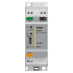 Actionneur Vimar DalI 01419.1 120-240V By-me pour le contrôle intelligent de l'éclairage domestique - Product Image 1