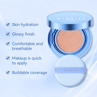 Fond de Teint Coussin d'Air en Gros avec Niacinamide, Haute Couvrance, Imperméable, Longue Tenue, Texture Lisse pour un Éclat Hydratant et Lumineux