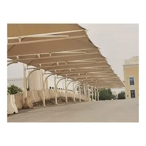 FAPTEX 1005F Reliable Architectural PVC Coated Polyester Fabric 1350GSM With PVDF And Acrylic Top Coat