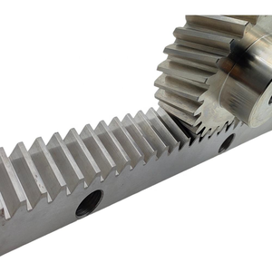 Piñón y cremallera de alta calidad OEM, utilizados para máquinas herramienta de movimiento lineal con cremallera de engranajes helicoidales. - Product Image 5