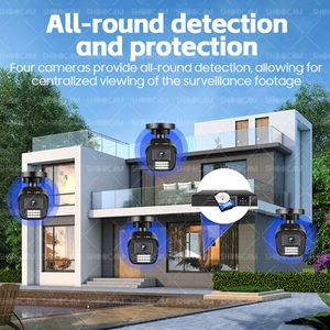 ระบบกล้องวงจรปิดระบบกล้องวงจรปิดแบบ5MP ชุดกล้องบันทึกภาพ DVR แบบ4ch 8CH กล้องวงจรปิดแบบภาพความคมชัดระดับ HD มองเห็นกลางคืนพร้อมเสียงระบบ <span class=keywords><strong>UNV</strong></span> XVR - Product Image 3