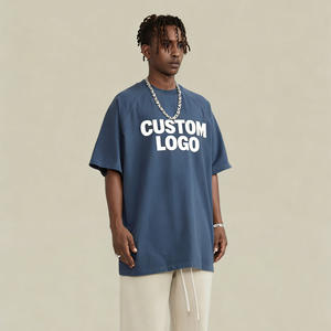 Camiseta Personalizada con Logotipo Impreso, 100% Algodón, para Hombre, de Manga Corta, Corte Holgado - Product Image 1