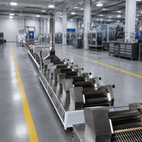 Ligne de production de nouilles instantanées frites, fournisseur de machines à nouilles frites, production de 50 000 pièces par 8h