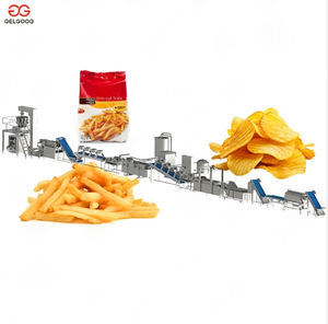 Línea de Producción de Papas Fritas y <span class=keywords><strong>Patatas</strong></span> Fritas Totalmente Automática de 3000 Kg por Hora, Fabricada en Material SUS304 - Product Image 1