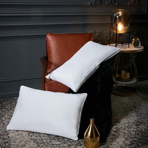 Oreiller de luxe en coton doux et moelleux, alternative au duvet, pour hôtels, avec inserts en plumes et duvet, pour massage du visage – Meilleure vente - Product Image 2