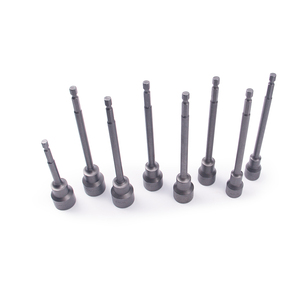 S2 Magnetic Allen Hex <strong>Socket</strong> H5 6 7 8 9 10 11 12 13 14 15 16 17 18 19mm Nut Screwdriver Bits 1/4 Shank 42 65 100 150 200mm - Product Image 3