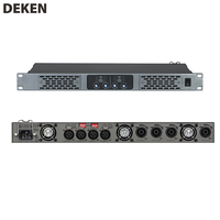 DEKEN DA-4600 OEM Usine Professionnel 600W 1U Classe D Système Audio Amplificateur de puissance numérique basse puissance à quatre canaux