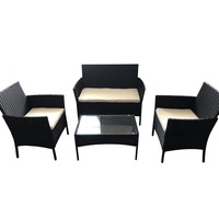 Ensemble de meubles de jardin luxueux ensemble de chaises d'extérieur minimaliste de bonne qualité en osier moderne tables d'extérieur chaises d'extérieur Mesa d'extérieur