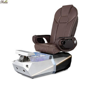 Silla eléctrica de masaje de pedicura, lavamanos cuadrados para salón de belleza y spa de uñas, precio con sistema de luz led - Product Image 2