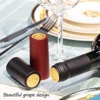 Bouteille de vin en gros PVC thermorétractable Capsules rétractables Caps Wine Shrink Wrap