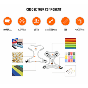 Ensemble collier, laisse et sac <span class=keywords><strong>à</strong></span> déjections pour chien MIDEPET, imprimé cœur violet luxueux, boucle en alliage, ruban en polyester, pour petit chiot en <span class=keywords><strong>voyage</strong></span> - Product Image 6