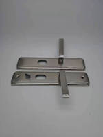 Manija de Puerta de Acero Inoxidable para Puertas de Madera, de Lujo, con Cerradura de Seguridad Interior de Aleación y Juego de Cerraduras y Llaves Exteriores de Aluminio