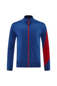 Seragam Tim Sepak Bola Grosir, Pakaian Olahraga Anti Keringat, Setelan Latihan Lengan Panjang Setengah Resleting dan Celana Panjang Riyadh - Product Image 4