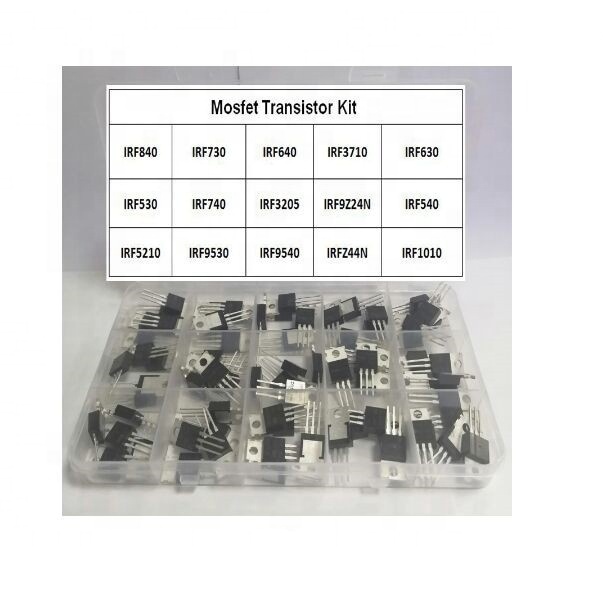 75Pcs/Box 15Values Field Effected Transistor Kit IRF3205 IRF640 IRF740 IRF840 IRF530 IRF630 IRF1010 IRFZ44 IRF9540 IRF730 IRF9Z2