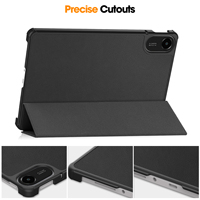 2in1 darbeye tri-fold PU PC Flip Redmi Pad 2 11 Tablet kılıfı için 2025 kapak koruyun
