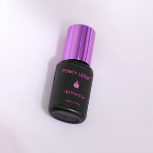 Pinky Leem Custom Logo Strong Adhesive Lash Glue for Pink Liquid Eyelash Extension 0.5 Seconds Lash Glue - Product Image 5