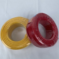 Venta directa de fábrica Cableado de PVC de cobre eléctrico de un solo núcleo 1, 5 mm2 2, 5 mm2 Cables de conductos flexibles