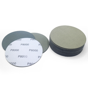Papier abrasif en carbure de silicium de 6 pouces à haute efficacité, grain 1000-5000, pour polissage de surfaces métalliques de voitures, avec fixation auto-agrippante, éponge pyramidale haute performance - Product Image 5