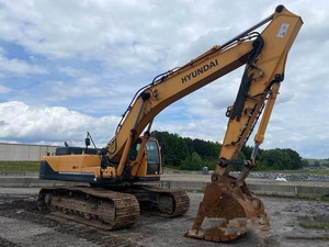 รถขุดตีนตะขาบมือสองจากเกาหลีแท้ รุ่น Hyundai HX220HD เครื่องยนต์ Yanmar ประสิทธิภาพสูง ปั๊มและลูกปืนคุณภาพดี - Product Image 2