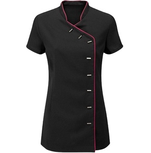 Áo kiểu nữ tay ngắn cho spa làm đẹp, salon tóc, đồng phục trị liệu viên massage - Product Image 4