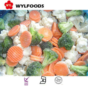 Verduras mixtas IQF Zanahorias en rodajas/<span class=keywords><strong>brocoli</strong></span>/coliflor Verduras mixtas congeladas - Product Image 3