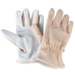 Factory Made Cheap Anti-static Gloves Pig Skin/cow Leather Esd Top Fit Gloves