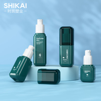 Fabricant d'emballages cosmétiques à faible MOQ, flacon pulvérisateur en plastique PET 30ml 50ml 80ml, flacon de parfum miniature de luxe pour voyage