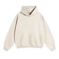 Hoodie Kasual Musim Dingin Bahan Fleece Katun Tebal Regular Fit dengan Desain Jaring Laba-laba - Unisex