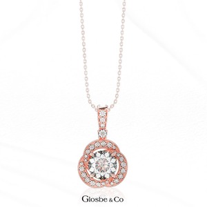 Round Silver Designer Moissanite Diamond Necklace 8 mm Viet Nam Synthetic (lab grown) Moissanite Necklaces - Product Image 2