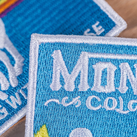 Patch brodé rectangulaire personnalisé en tissu feutré, design tactique, couleurs sur mesure, à coudre sur les vêtements