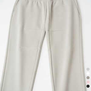 Pantalones de chándal de pierna recta holgados de poliéster y algodón de nuevo estilo para hombre con logotipo personalizado - Product Image 1