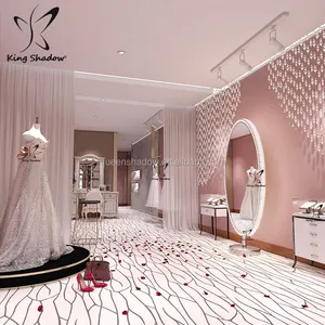 Salone di bellezza set barbiere muro di luce specchio styling salon tavolo da toeletta con LED