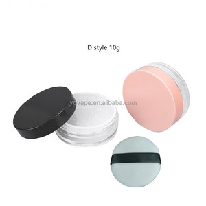 Cojín de esponja con tapa abatible para maquillaje, espejo de esponja, tamiz de red elástico, 10g, 10g - Product Image 1