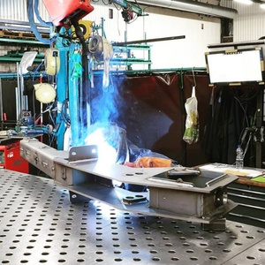 3D-flexible Schweißplattform, D28 modulares Guss-/Stahl-Schweißtischsystem - Product Image 2