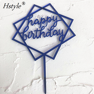 Decorazione per Torta in Acrilico '<span class=keywords><strong>Buon</strong></span> <span class=keywords><strong>Compleanno</strong></span>', Accessori per Pasticceria, Decorazione per Cupcake, Matrimonio, Festa di <span class=keywords><strong>Compleanno</strong></span>, Topper per Torte PQ275 - Product Image 5