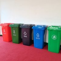 Grote plastic vuilnisbak voor buiten