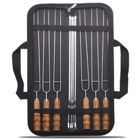 Barbecue, Gril, Brochettes de barbecue, Brochettes brésiliennes, Brochettes de barbecue en métal, Brochettes en métal pour barbecue