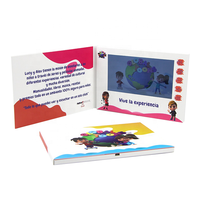 Fournisseurs de brochures vidéo Brochure vidéo à écran Lcd de 7 pouces Brochure vidéo de carte de module pour invitation professionnelle