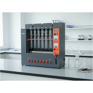 Analyseur de fibres Van Soest pour l'analyse de fibres NDF, ADF et brutes Analyseur de fibres neutres acides Analyseur d'analyse de test de laboratoire - Product Image 5