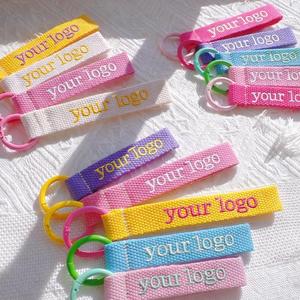 Porte-clés personnalisé brodé avec logo pour cadeaux promotionnels d'entreprise, de marketing client et de marketing d'entreprise - Product Image 3