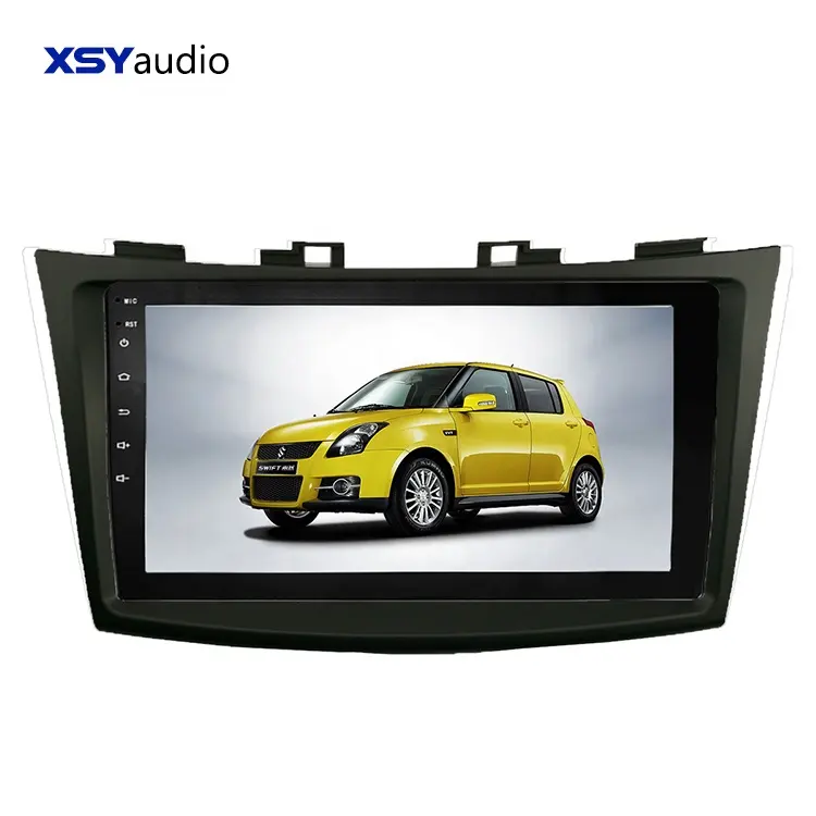 DVD Player do carro-2018 Áudio MP3 MP4 SWC OBD Carro Dvd Player Navegação GPS Swift 2014 para Suzuki TDA7388 Dsp 9 "android carro Rádio