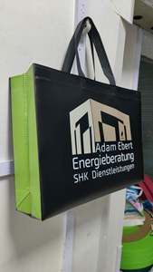 Eco Friendly Recyclable Nonwoven Spunbond Cloth Bag Non Woven Tote Bag Reusable Shopping Bag - Product Image 6