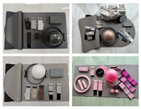 Ensemble de fitness personnalisé avec logo : poids de cheville, haltères en silicone, tapis de yoga, accessoires de yoga et Pilates, kit de Pilates pour la maison