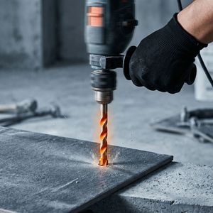 ดอกสว่านอเนกประสงค์ Xinrun Tools หัวแบน ขนาด 6-12 มม. ปลายคาร์ไบด์ สำหรับเจาะเซรามิก แก้ว คอนกรีต และผนัง - Product Image 4