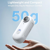 Caméra corporelle miniature 4K étanche avec Wi-Fi, caméra d'action portable avec clip rotatif à 360 degrés pour les activités de plein air